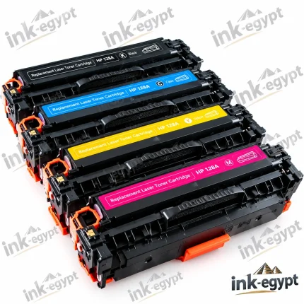 حبر ليزر ألوان HP 128A | سعر حبر طابعة HP 128A في مصر